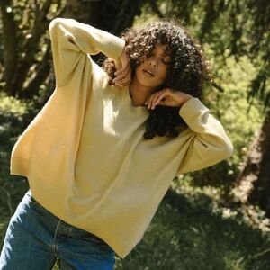 Parke Oversized Pullover Sweater Honey